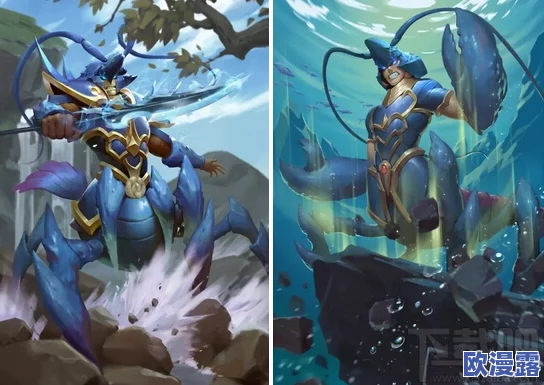 英雄战歌TCG水系英雄惊艳亮相：龙女大乔全新造型一览及解析