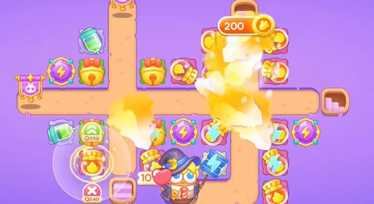 保卫萝卜4阿波与魔法宝藏第35关怎么过-阿波与魔法宝藏第35关图文通关攻略