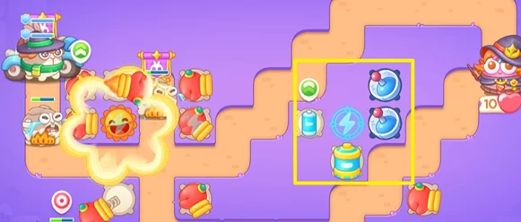 保卫萝卜4阿波与魔法宝藏第74关怎么过-阿波与魔法宝藏第74关图文通关攻略